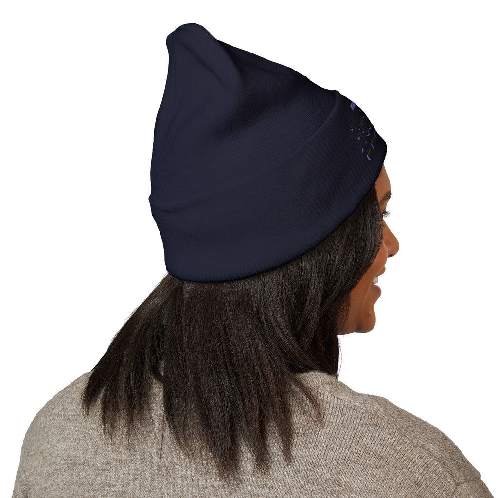 XLVII Embroidered CRØW Beanie — (1ST CRØW EDITIØN)