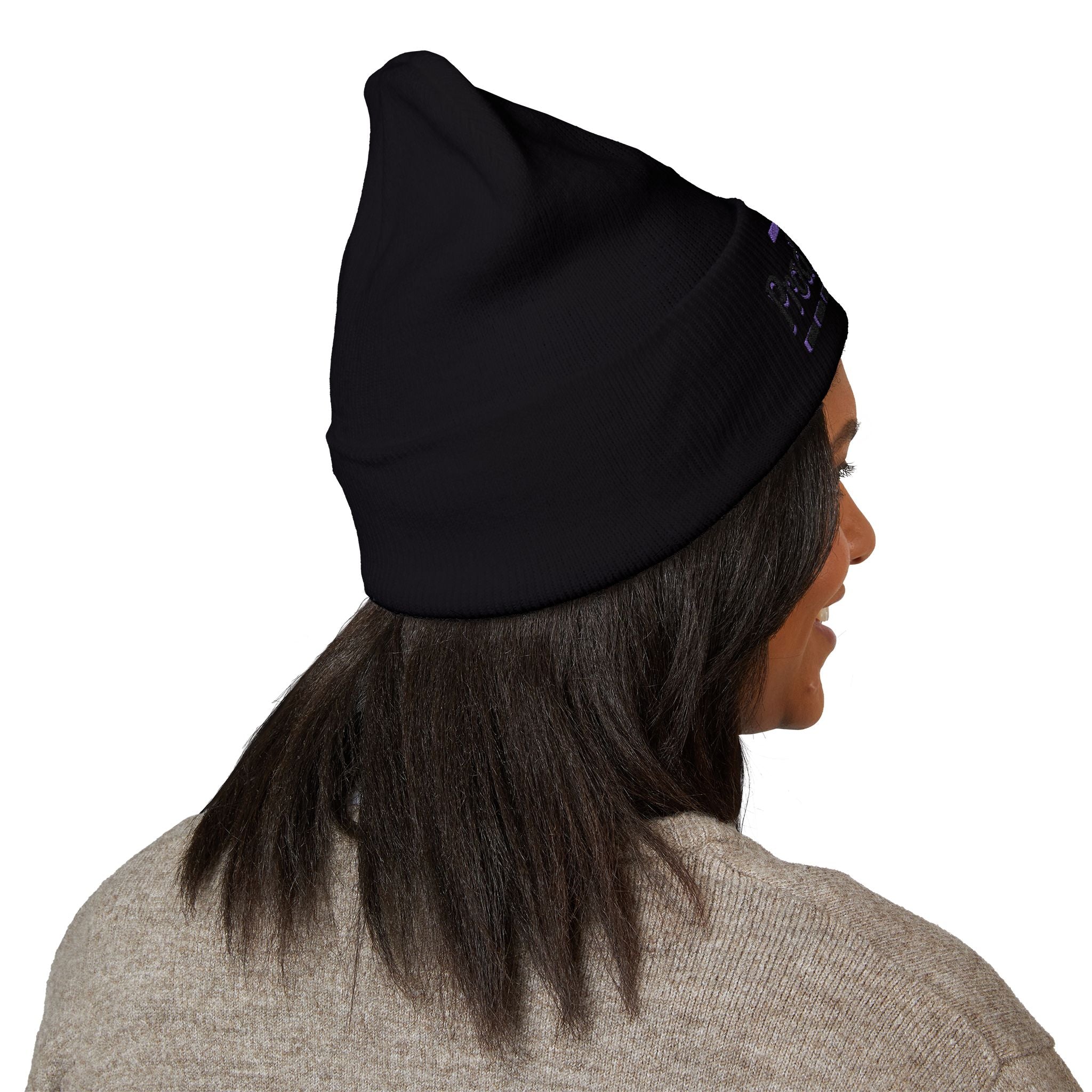XLVII Embroidered CRØW Beanie — (1ST CRØW EDITIØN)