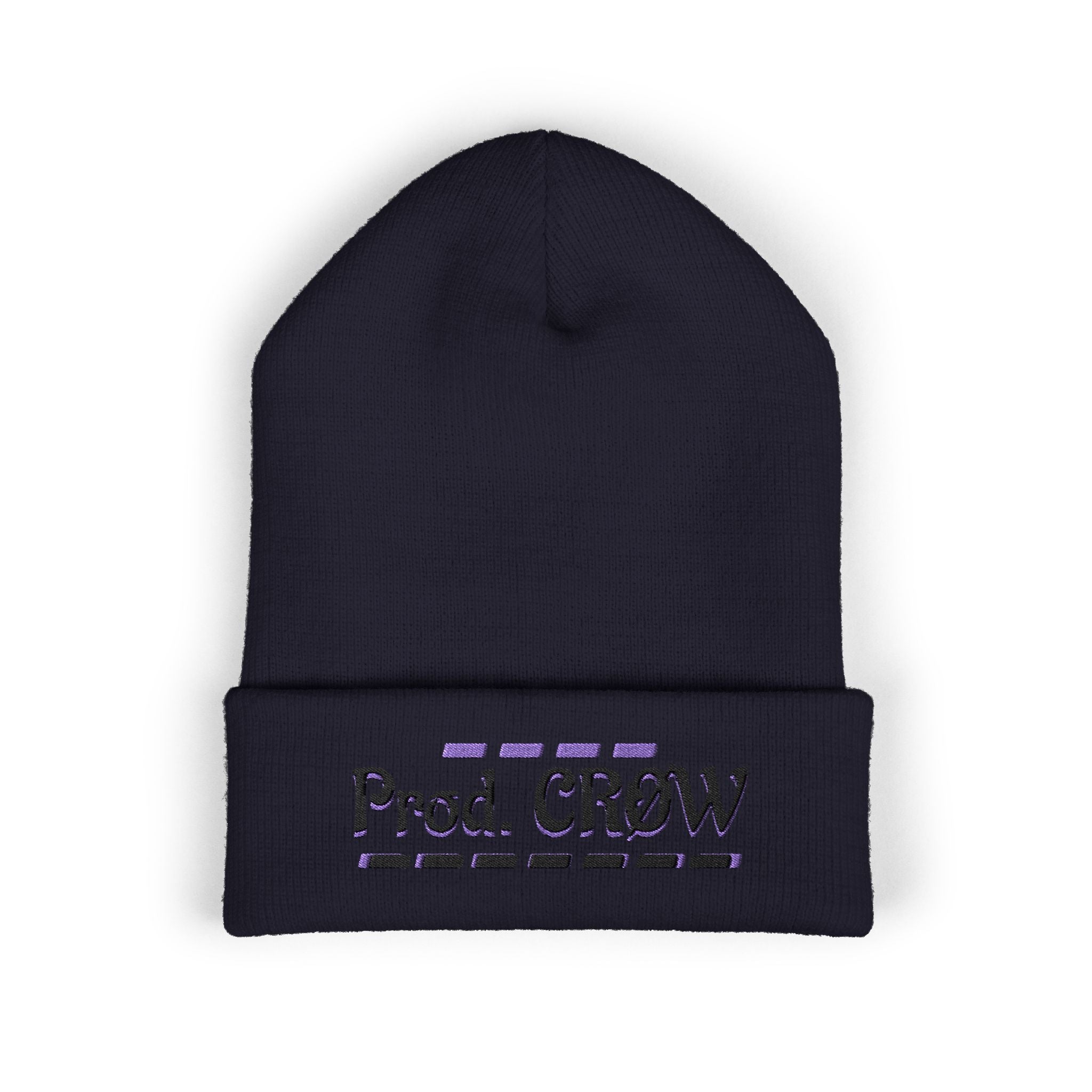 XLVII Embroidered CRØW Beanie — (1ST CRØW EDITIØN)