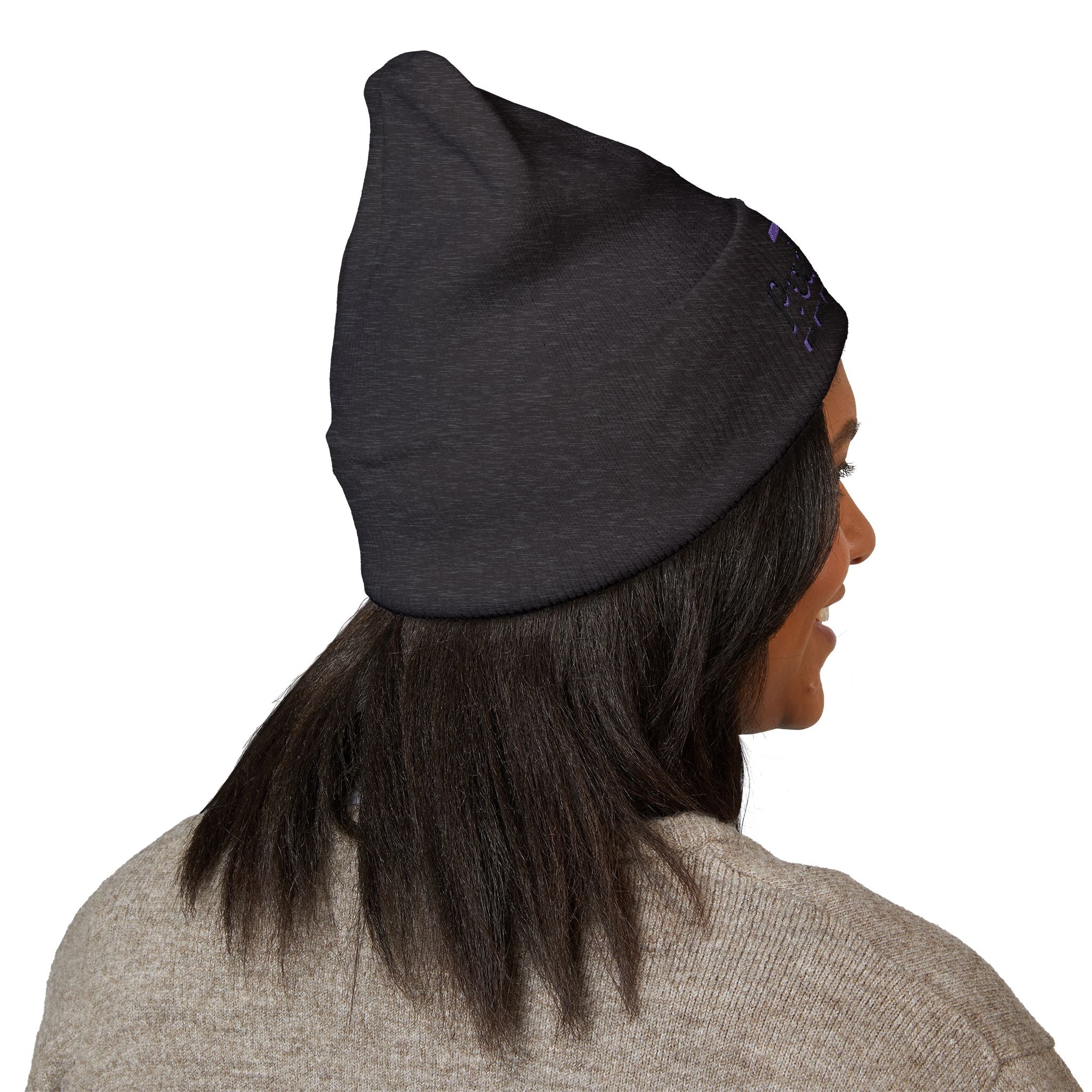 XLVII Embroidered CRØW Beanie — (1ST CRØW EDITIØN)