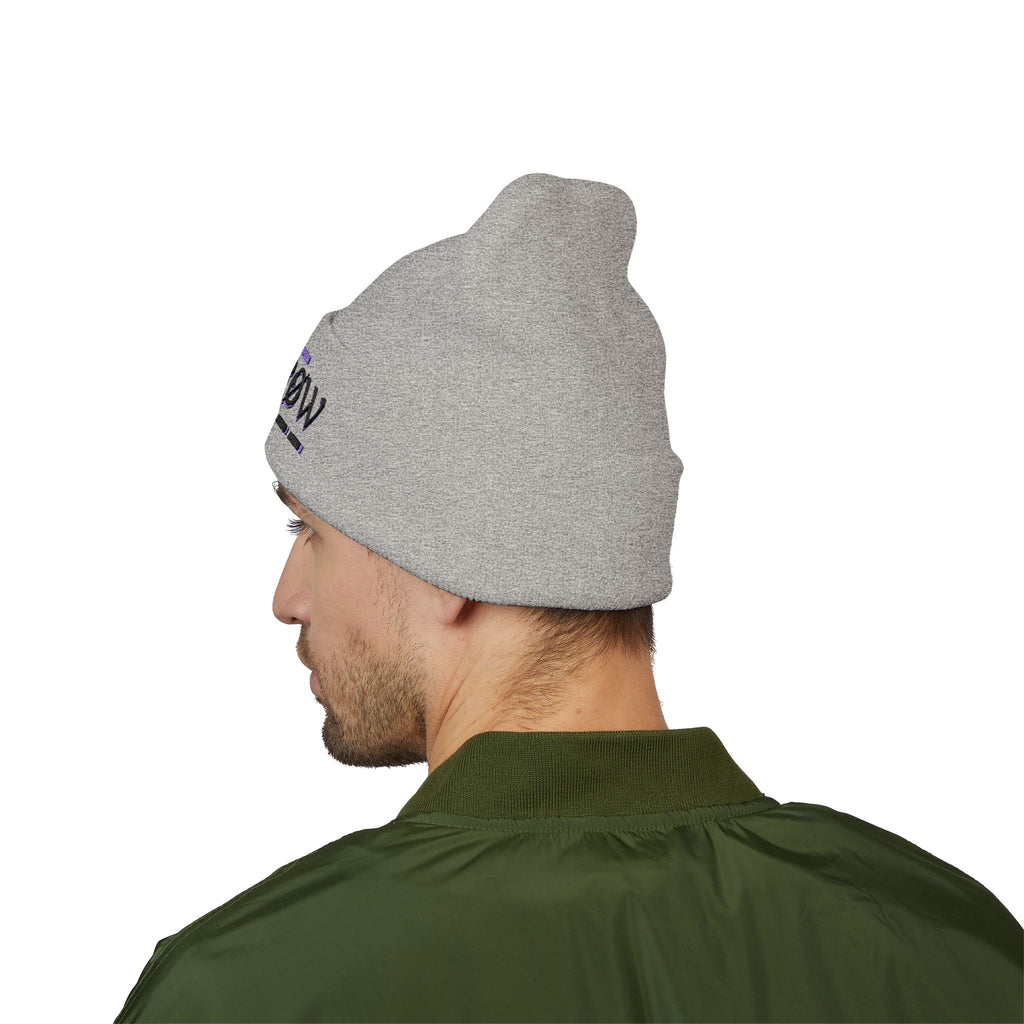 XLVII Embroidered CRØW Beanie — (1ST CRØW EDITIØN)