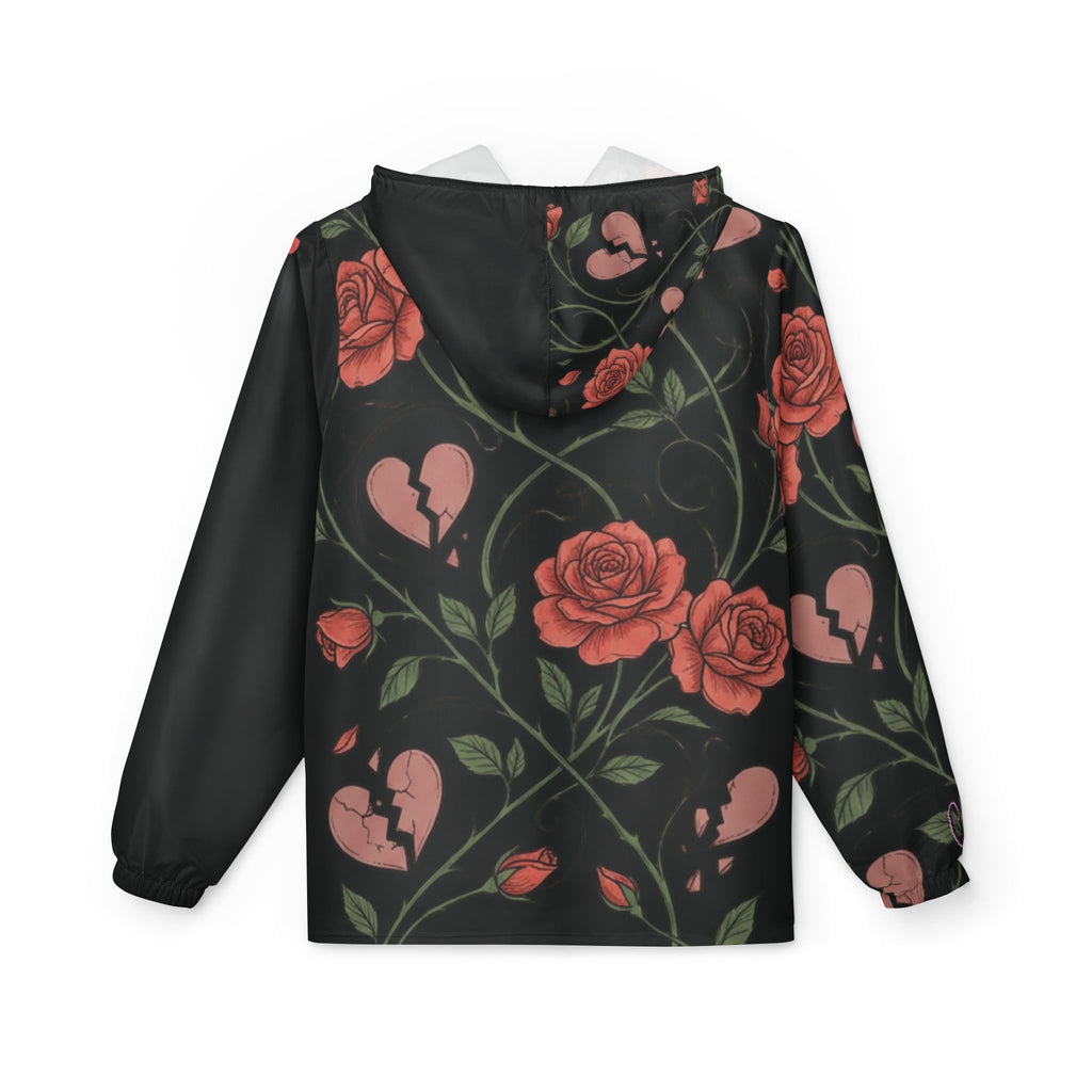 XLVII (Rose Heart) Windbreaker – Gothic Hooded Windbreaker 1ST EDITIØN