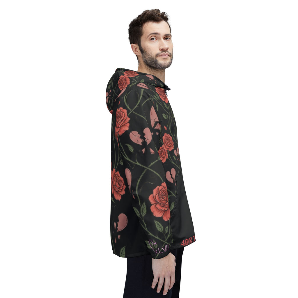 XLVII (Rose Heart) Windbreaker – Gothic Hooded Windbreaker 1ST EDITIØN