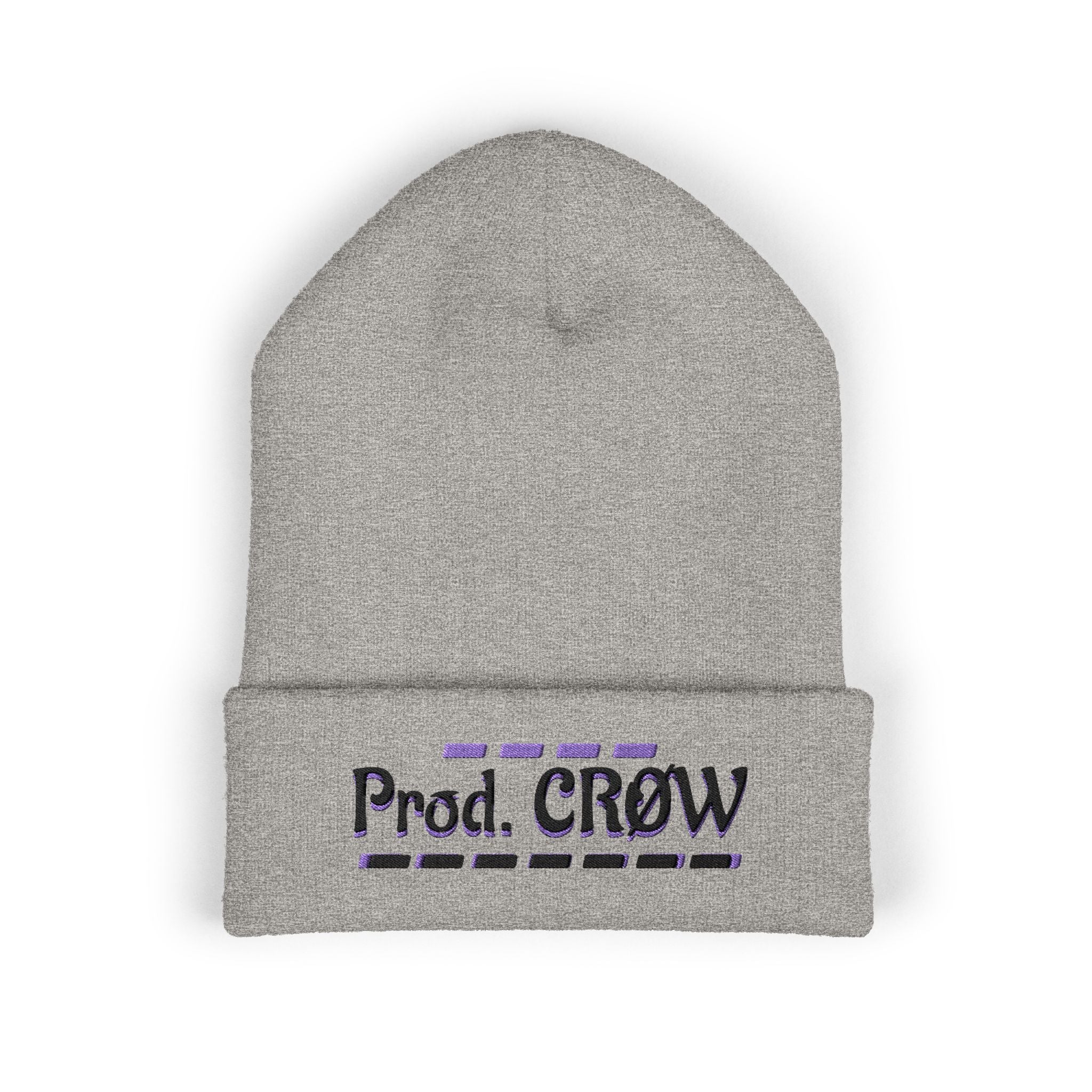 XLVII Embroidered CRØW Beanie — (1ST CRØW EDITIØN)