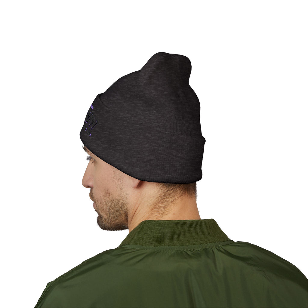 XLVII Embroidered CRØW Beanie — (1ST CRØW EDITIØN)