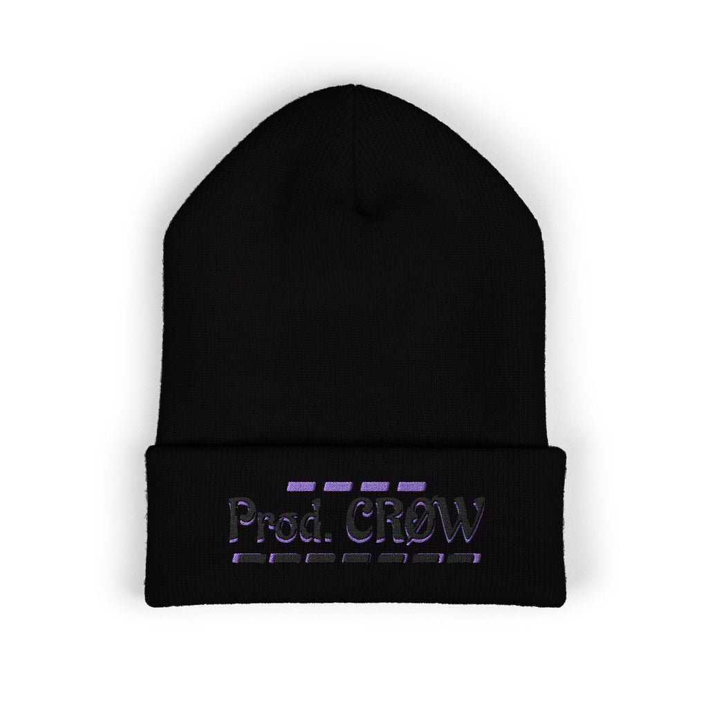 XLVII Embroidered CRØW Beanie — (1ST CRØW EDITIØN)