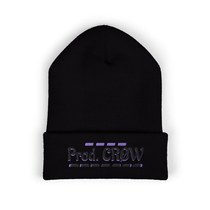 XLVII Embroidered CRØW Beanie — (1ST CRØW EDITIØN)